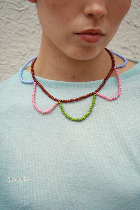 Collar Pétalos Arcoíris
