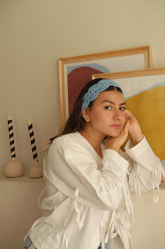 Balaca Trenza Fiestera Cielo