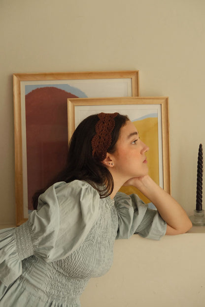 Balaca Trenza Fiestera Chocolate