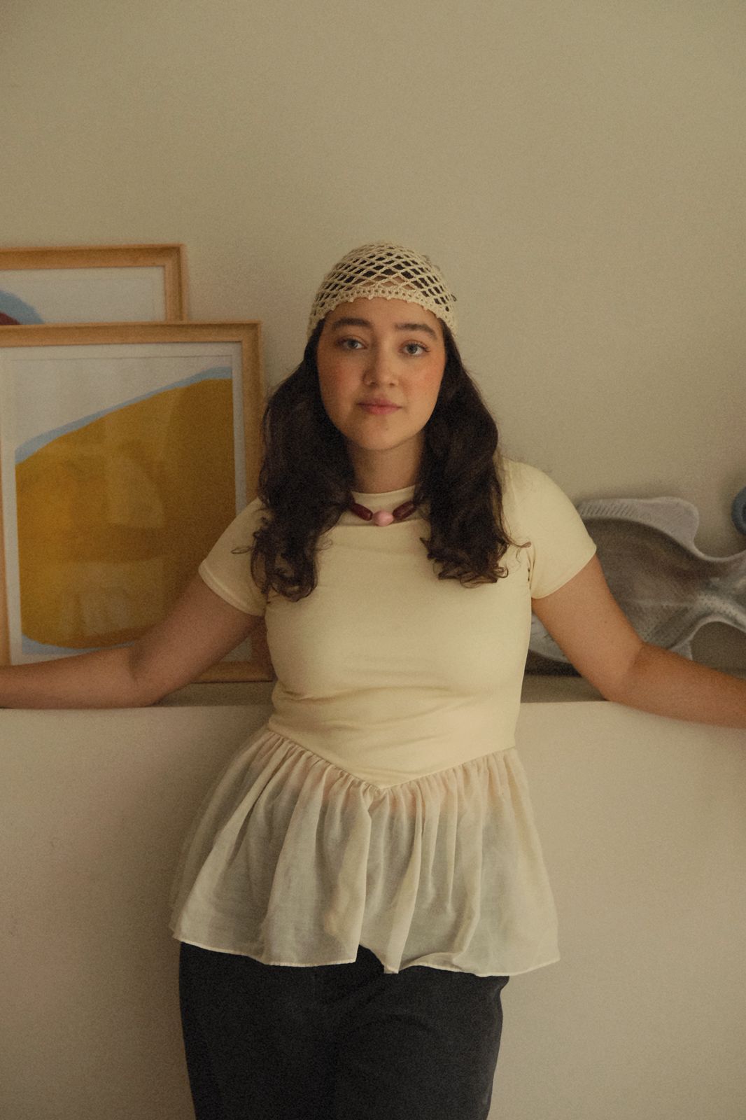 Mesh Hat Puntada Crudo